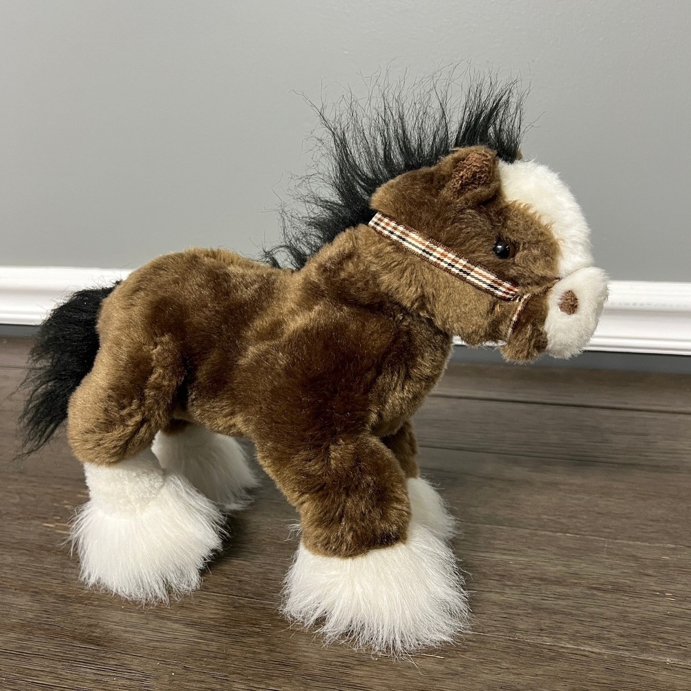 Ganz Brown Clydesdale with Bridal Plush